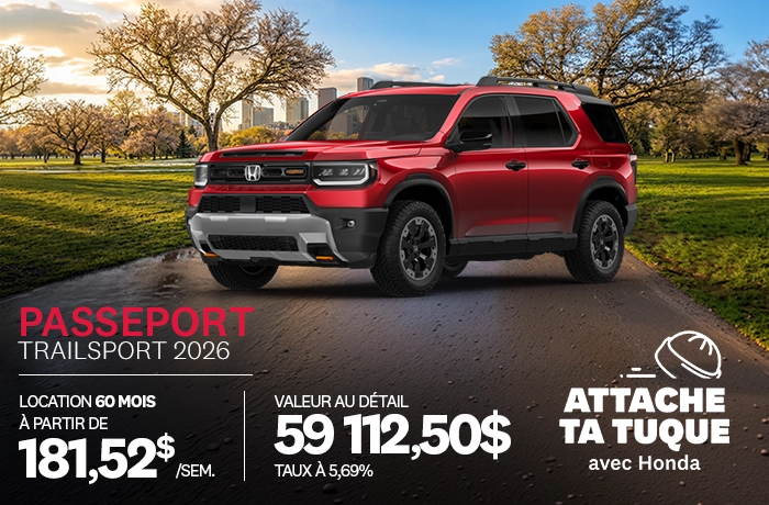 Bannière de Promotion Passport Trailsport 2026